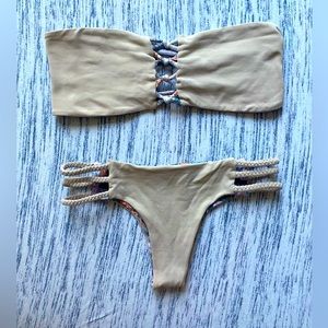 San Lorenzo Bandeau bikini sets 🤎